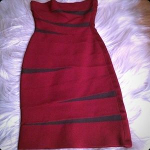 Herve Lager Bandage Dress